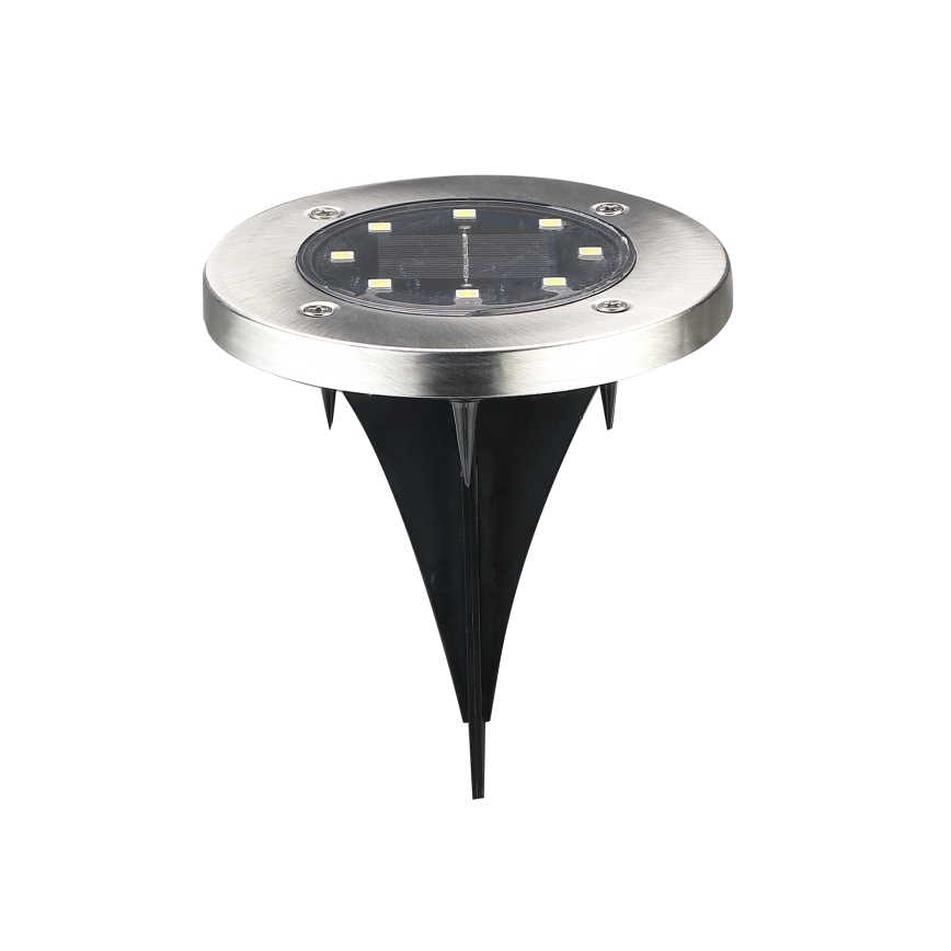 LED Solárne svietidlo SOLLY LED/1,2V 6500K pr. 11,5 cm 300 mAh IP44 chróm