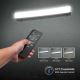 LED Stmievateľné solárne technické svietidlo so senzorom LED/25W/230V 3000K/4000K/6400K IP65 + diaľkové ovládanie