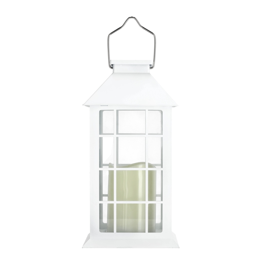 LED Solárne závesné svietidlo LED/0,02W/1,2V 1xAA 2700K IP44 200 mAh biela