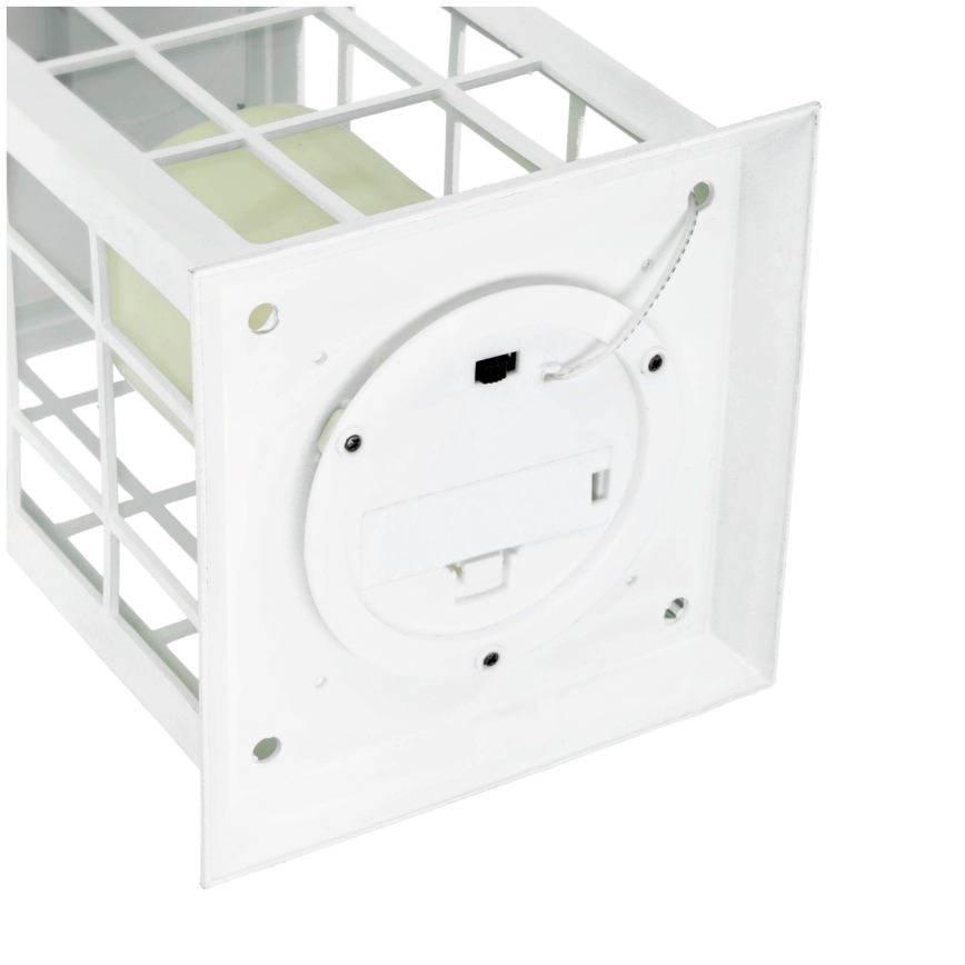 LED Solárne závesné svietidlo LED/0,02W/1,2V 1xAA 2700K IP44 200 mAh biela