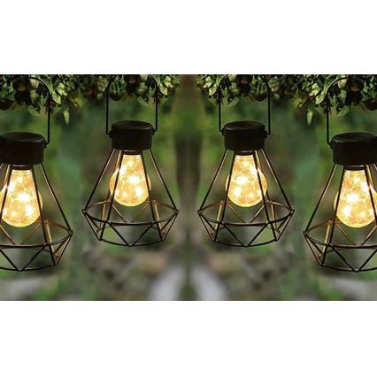 LED Solárne závesné svietidlo LED/0,1W/1,2V 600 mAh pr. 13 cm