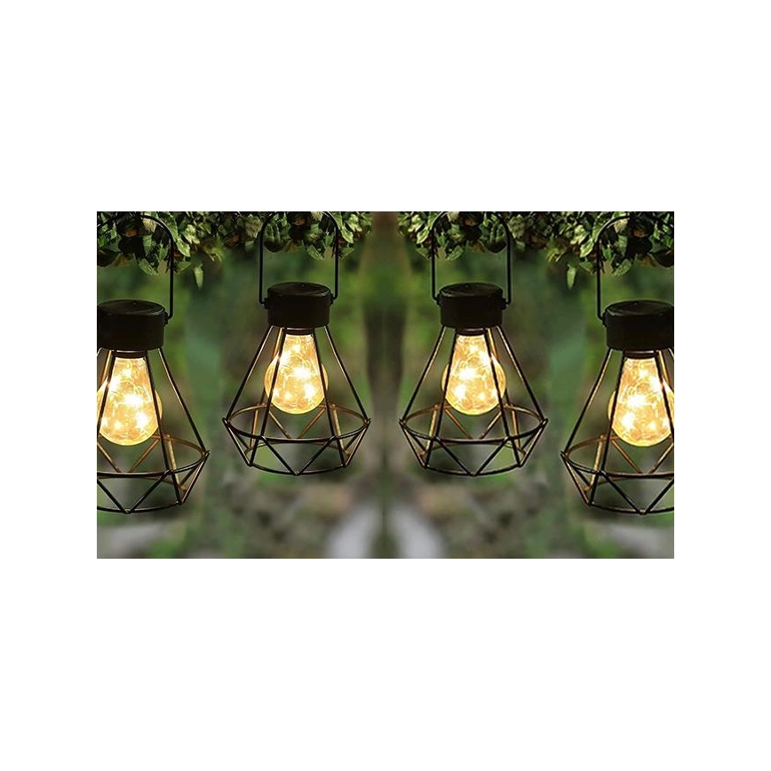 LED Solárne závesné svietidlo LED/0,1W/1,2V 600 mAh pr. 13 cm