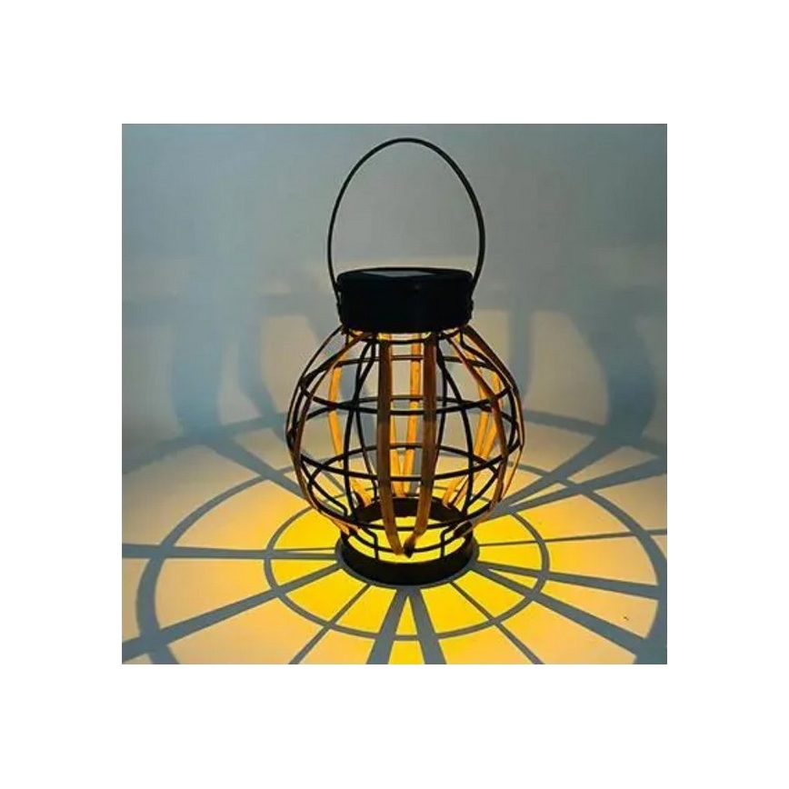 LED Solárne závesné svietidlo LED/0,1W/1,2V pr. 15 cm 600 mAh IP44