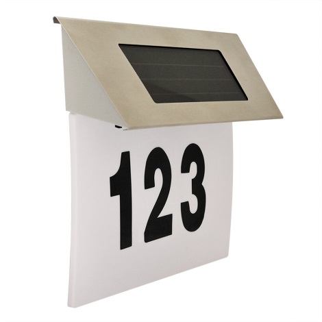 LED Solární domovní číslo