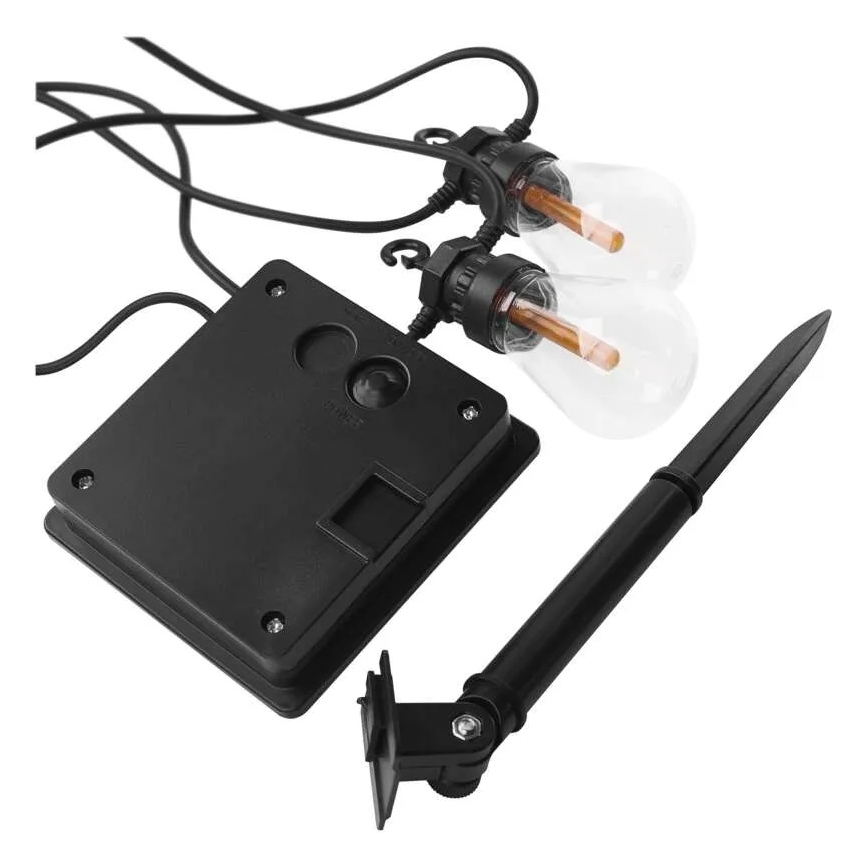 LED solárny dekoračný reťaz 10xLED/0,6W/1,2V 4,5m IP44 800 mAh