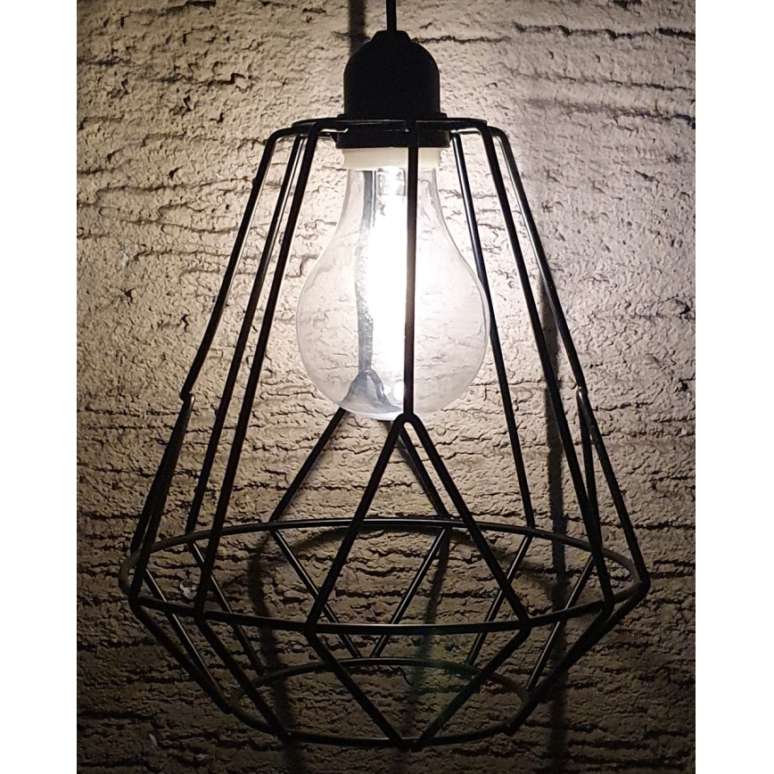 LED Solárny luster na lanku KATTY 1,2V 300 mAh IP44