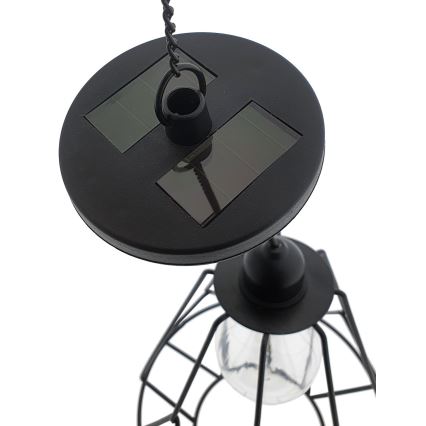 LED Solárny luster na lanku KATTY 1,2V 300 mAh IP44