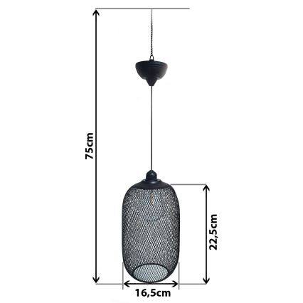 LED Solárny luster na lanku MEGGY 1,2V 200 mAh IP44