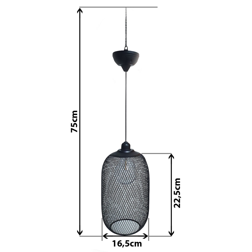LED Solárny luster na lanku MEGGY 1,2V 200 mAh IP44
