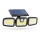 LED Solárny reflektor so senzorom 3xLED/3,3W/5V IP65 2400 mAh