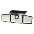 LED solárny reflektor so senzorom, 6,5 W / 3,7 V / 1200 mAh / IP44