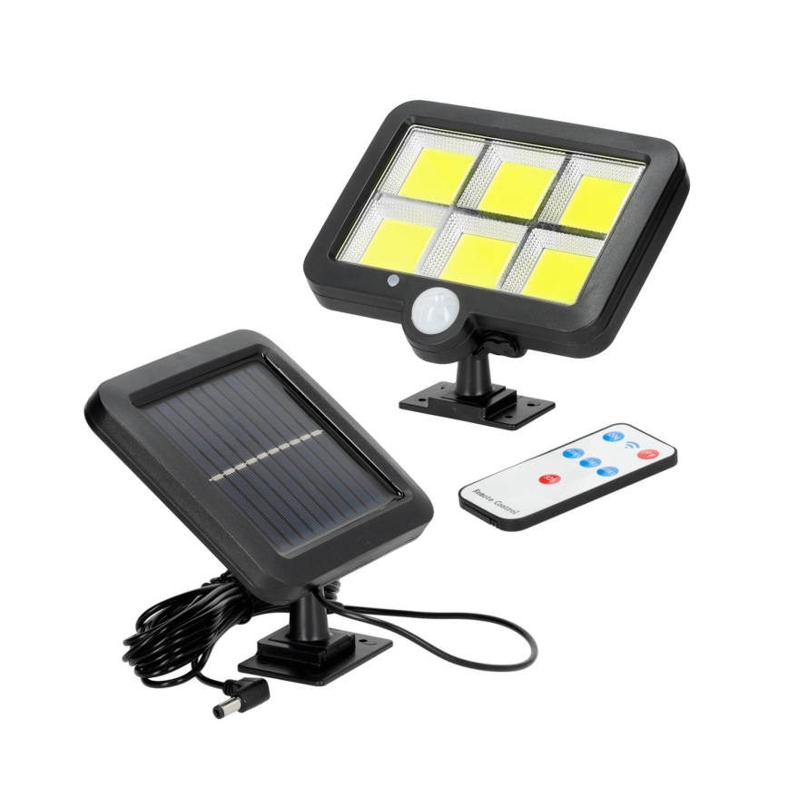 LED Solárny reflektor so senzorom LED/1,5W/3,7V 6000K IP44 1200 mAh