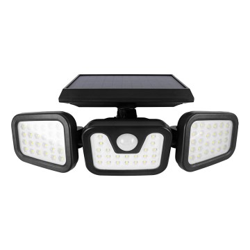 LED Solárny reflektor so senzorom LED/1,5W/3,7V 6000K IP44 2400 mAh