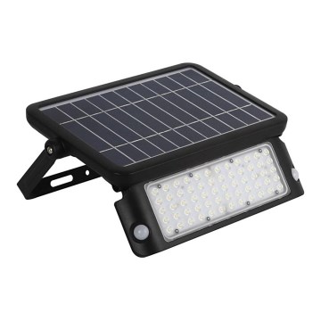LED Solárny reflektor so senzorom LED/10W/3,7V 4000K IP65 7200 mAh