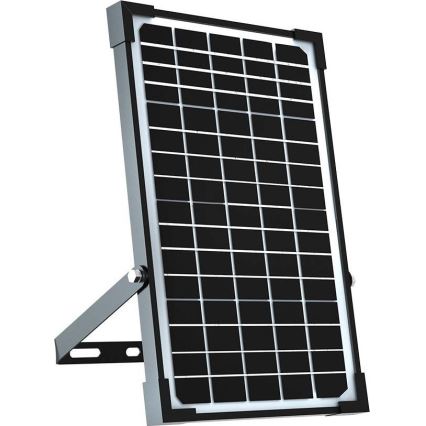 LED Solárny reflektor so senzorom LED/30W/6,4V 6400K + diaľkové ovládanie