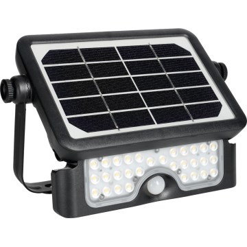 LED Solárny reflektor so senzorom LED/5W/3,7V 4000K IP65 3000 mAh