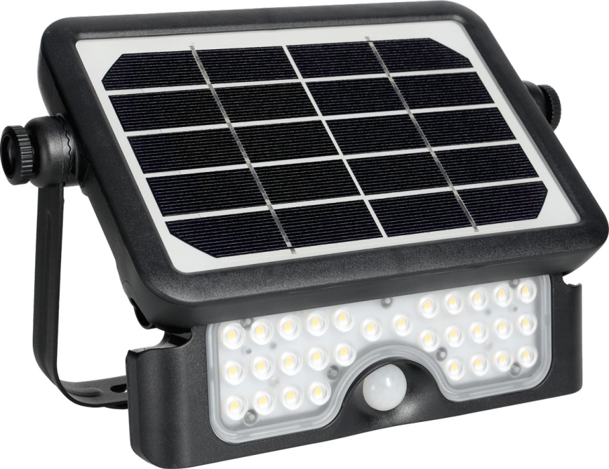 LED Solárny reflektor so senzorom LED/5W/3,7V 4000K IP65 3000 mAh