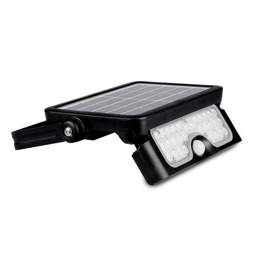 LED Solárny reflektor so senzorom LED/5W/3,7V IP65 4000K 3000 mAh