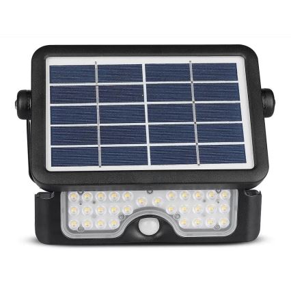 LED Solárny reflektor so senzorom LED/5W/3,7V IP65 4000K 3000 mAh