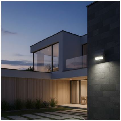 LED solárny reflektor so snímačom NCS G2 LED/10W/3,7V 3000/4000/6500K IP54 1800 mAh