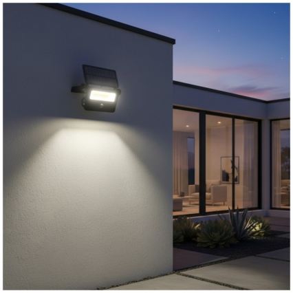 LED solárny reflektor so senzorom NCS G2 LED/20W/3,7V 3000/4000/6500K IP54 2600 mAh