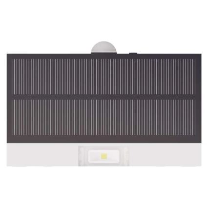 LED Solárny reflektor so senzorom pohybu LED/3,7V 1200mAh 4000K IP65 biela