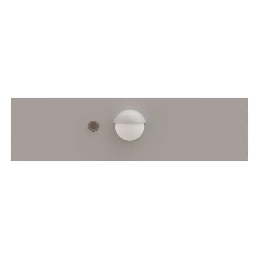 LED Solárny reflektor so senzorom pohybu LED/3,7V 1200mAh 4000K IP65 biela