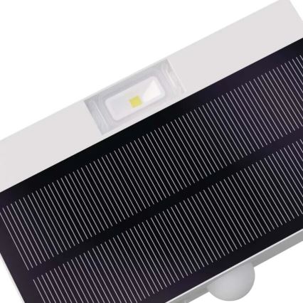 LED Solárny reflektor so senzorom pohybu LED/3,7V 1200mAh 4000K IP65 biela