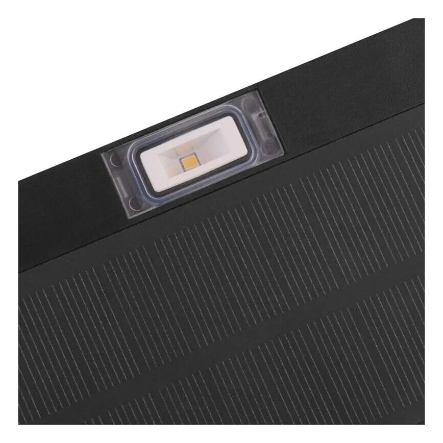 LED Solárny reflektor so senzorom pohybu LED/3,7V 1200mAh 4000K IP65 čierna