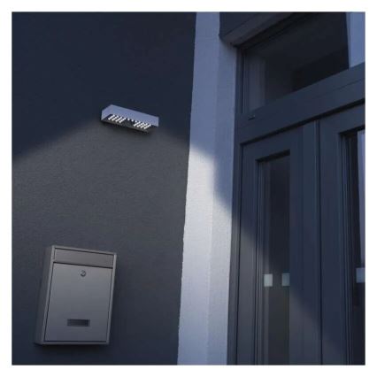LED Solárny reflektor so senzorom pohybu LED/3,7V 3000mAh 4000K IP65 biela
