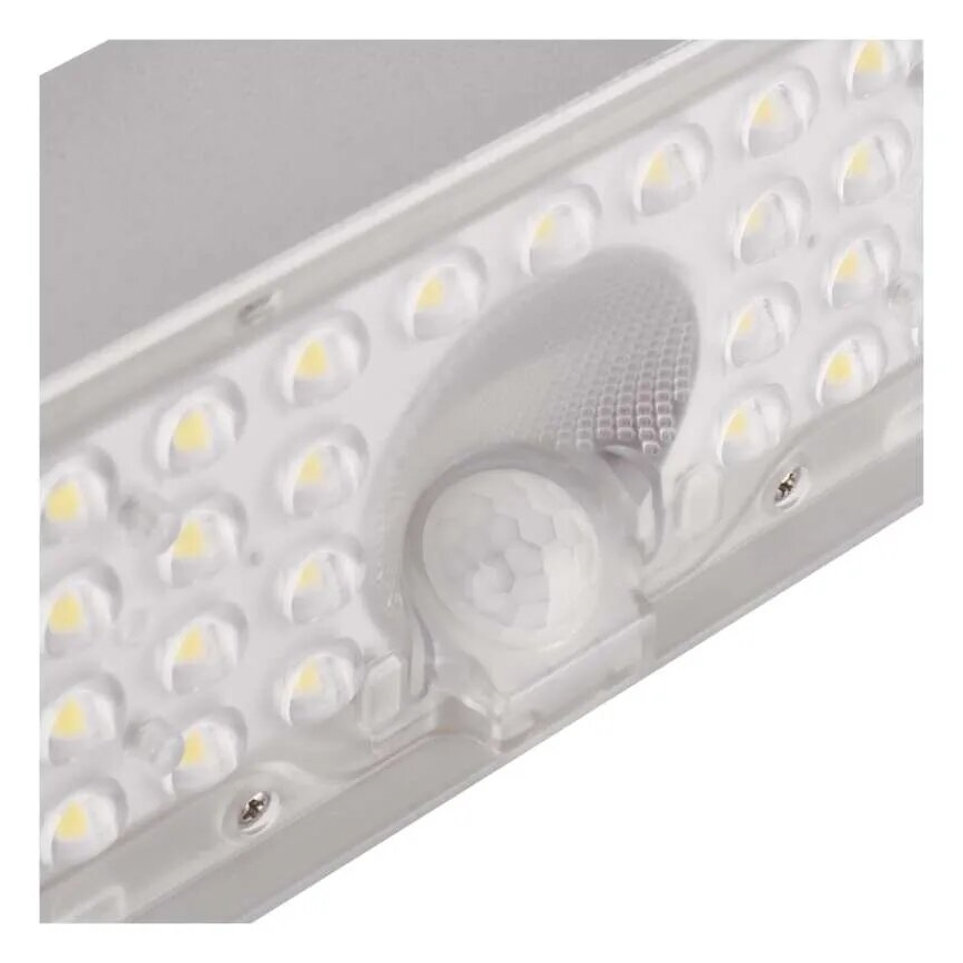 LED Solárny reflektor so senzorom pohybu LED/3,7V 3000mAh 4000K IP65 biela