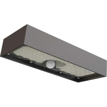 LED Solárny reflektor so senzorom pohybu LED/3,7V 3000mAh 4000K IP65 čierna