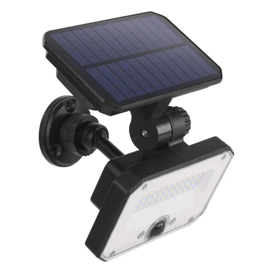 LED Solárny reflektor so senzorom pohybu SPILO LED/3,7V 3600mAh 3000K IP54 + diaľkové ovládanie