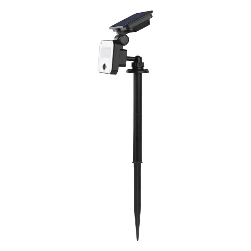 LED Solárny reflektor so senzorom pohybu SPILO LED/3,7V 3600mAh 3000K IP54 + diaľkové ovládanie