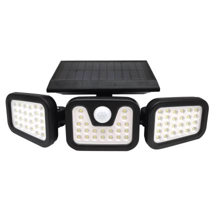 LED Solárny reflektor so senzorom TRIO LED/0,6W/3,7V IP44