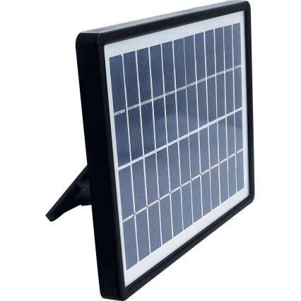 LED Solárny reflektor so senzorom TOMI LED/10W/7,4V 1800 mAh IP44 čierna