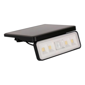 LED Solárny vonkajší reflektor so senzorom LED/8W/3,7V 2000 mAh IP54 čierna
