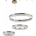 LED stlmiteľný krištáľový luster na lanku THALIA LED/120W/230V 3000-6000K + diaľkové ovládanie