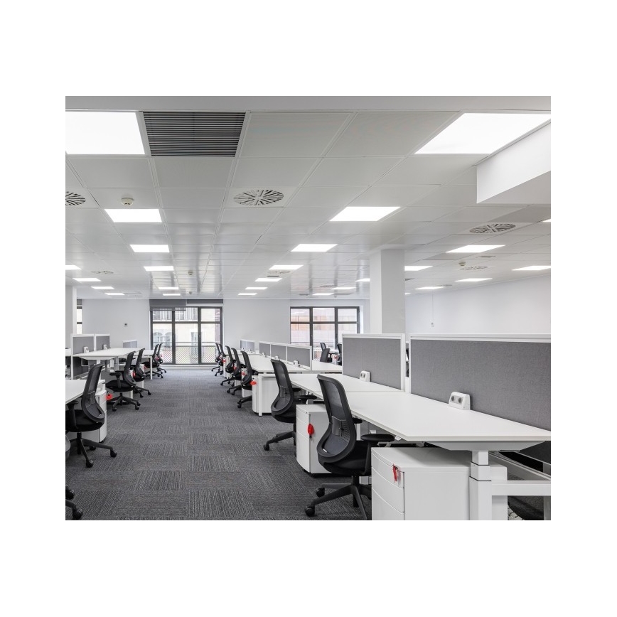 LED Stmievateľný podhľadový panel CAPRI LED/25/36/40W/230V 3000/4000/5700K UGR&lt;19 IP44 60x60 cm