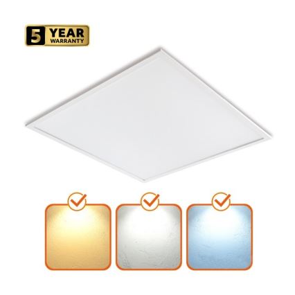 LED Stmievateľný podhľadový panel CAPRI LED/25/36/40W/230V 3000/4000/5700K UGR&lt;19 IP44 60x60 cm