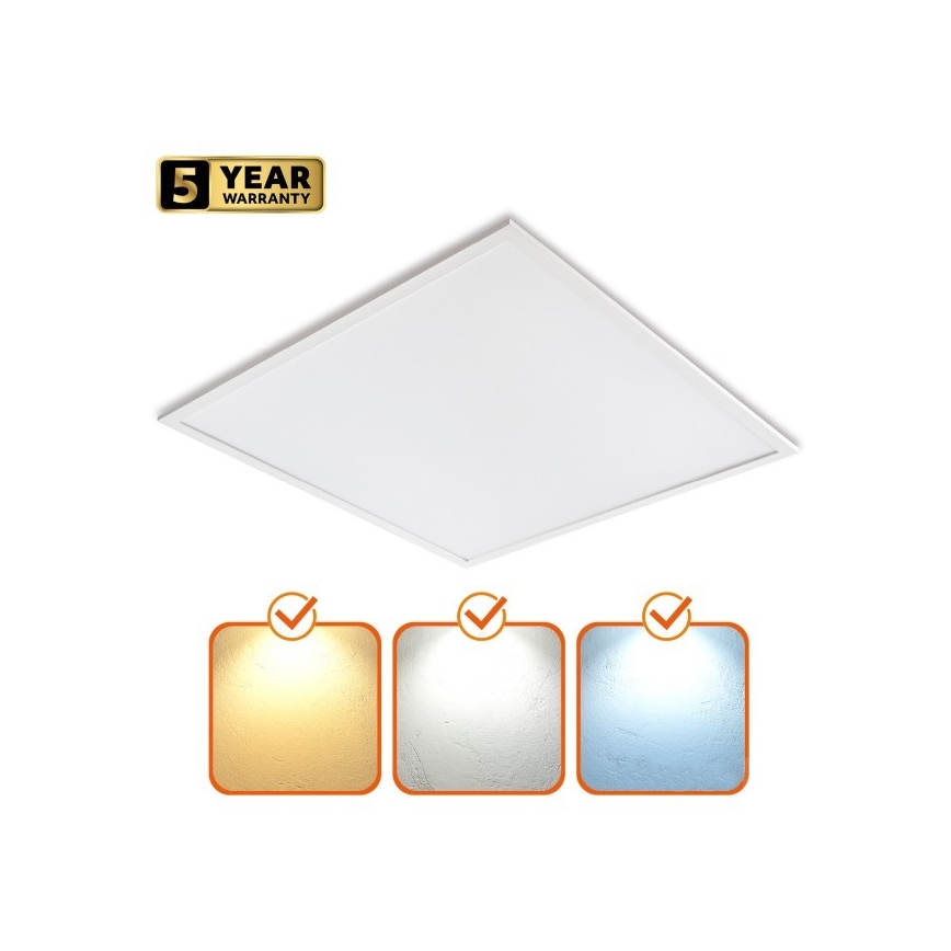 LED Stmievateľný podhľadový panel CAPRI LED/25/36/40W/230V 3000/4000/5700K UGR&lt;19 IP44 60x60 cm