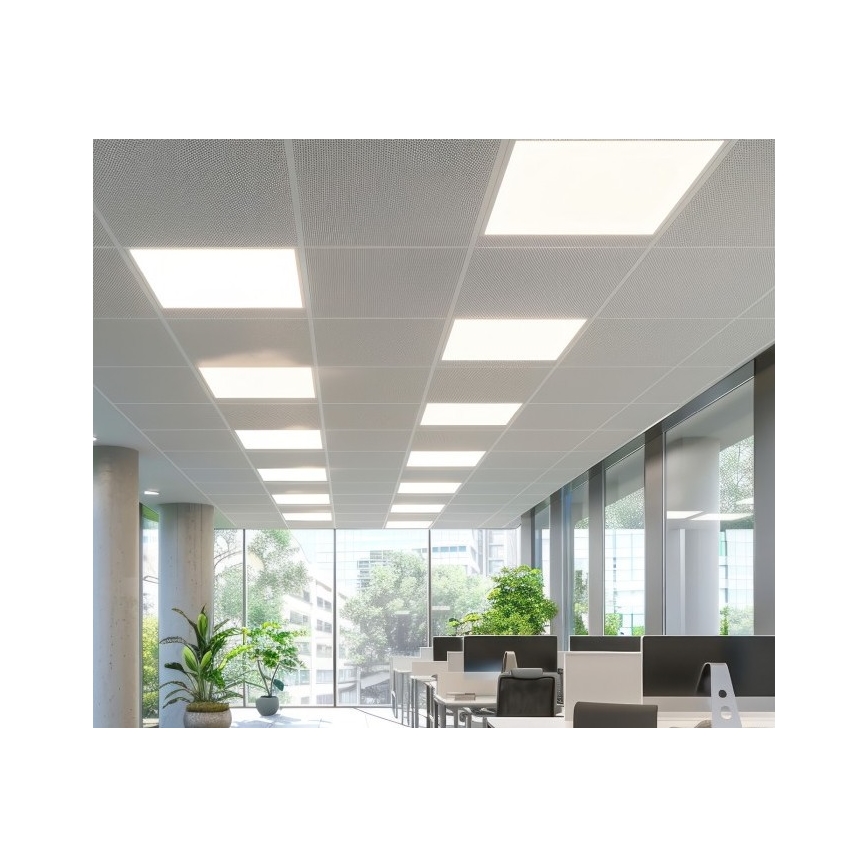 LED Stmievateľný podhľadový panel CAPRI LED/25/36/40W/230V 3000/4000/5700K UGR&lt;19 IP44 60x60 cm