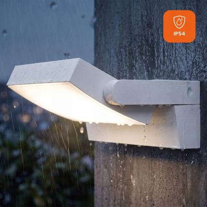 LED Stmievateľné vonkajšie nástenné svietidlo LED/12/18/24W/230V 3000/4000/6500K IP54 biela