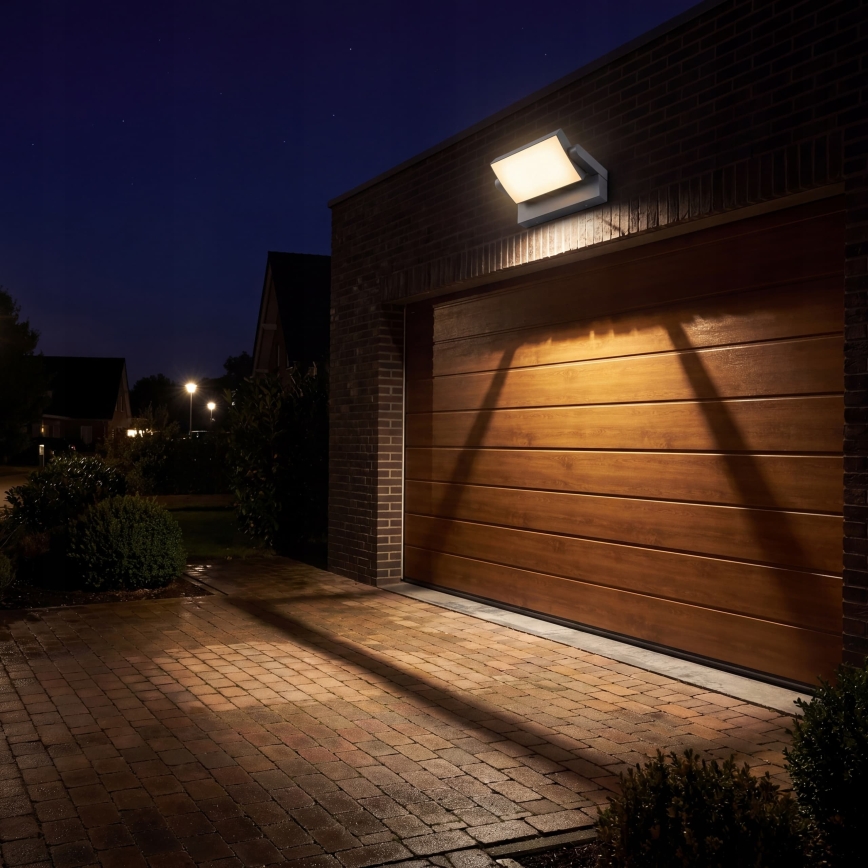 LED stmievateľné vonkajšie nástenné svietidlo LED/12/18/24W/230V 3000/4000/6500K IP54 čierne
