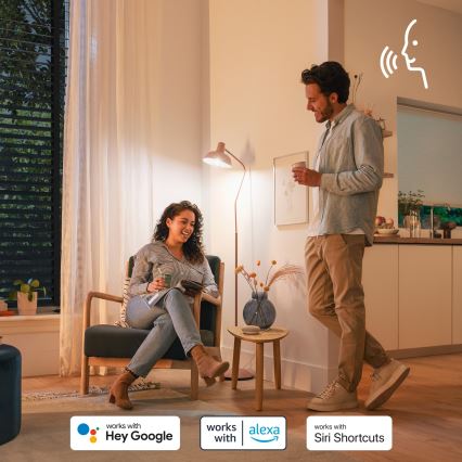LED RGB stmievateľná žiarovka Philips SMART P45 E14/4,9W/230V 2200-6500K CRI 90