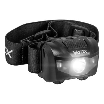 LED Stmievateľná čelovka 3xLED/3xAAA IPX4 100 lm