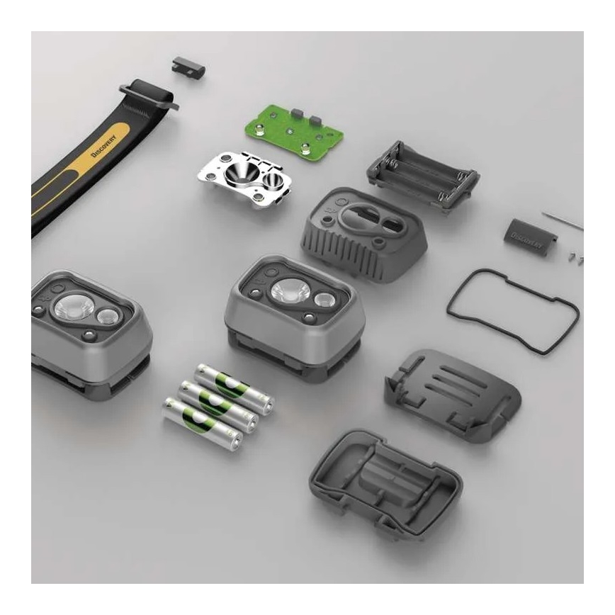 LED Stmievateľná čelovka so senzorom GP DISCOVERY CHW54 LED/3xAAA IPX5