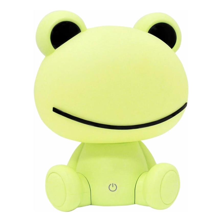 LED Stmievateľná detská dotyková lampa FROG LED/2,5W/3,7V 1200 mAh