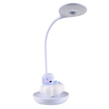 LED Stmievateľná detská stolná lampička DOG LED/2,5W/230V modrá