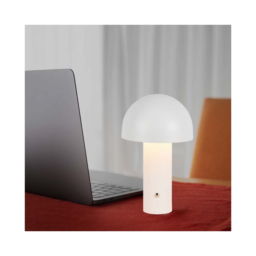 LED Stmievateľná dobíjacia dotyková stolná lampa LED/1W/5V 3000-6000K 1800 mAh biela